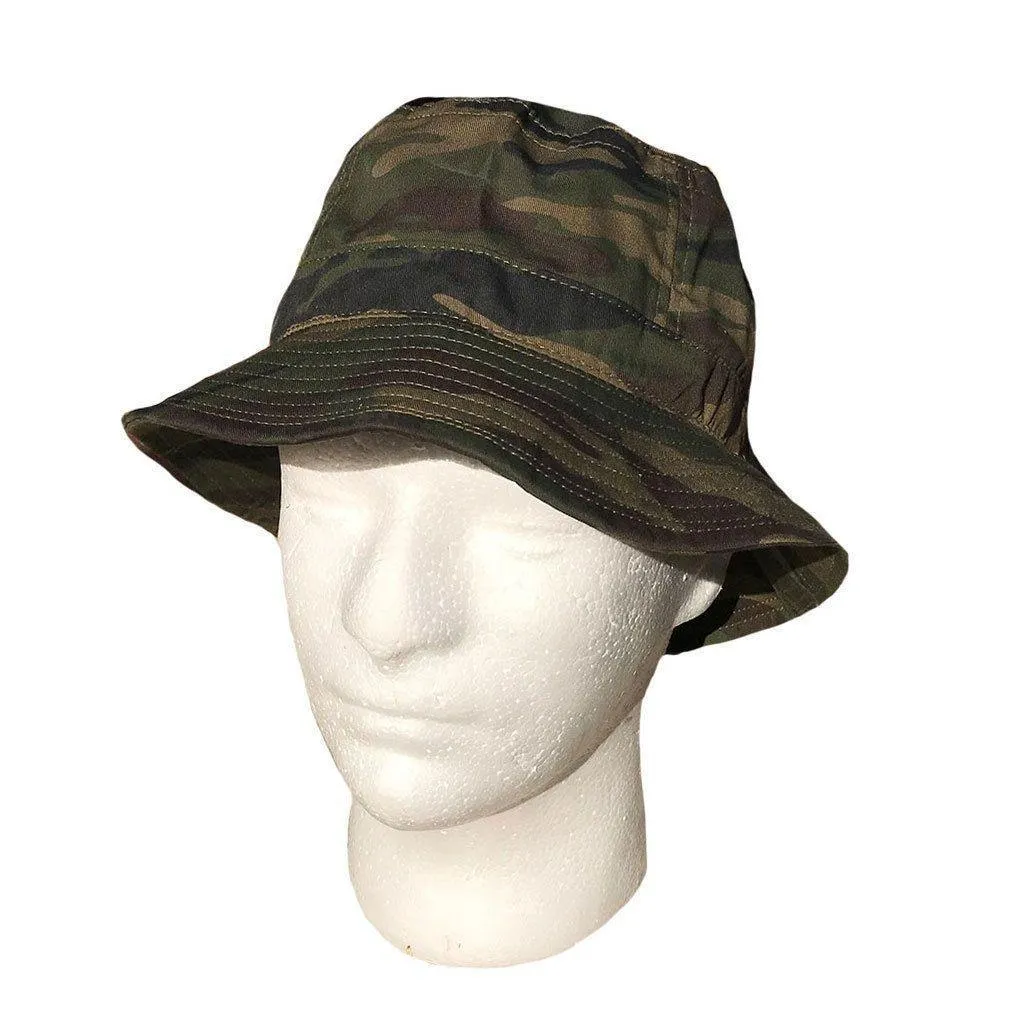1 Dozen Camouflage Camo Bucket Hats Caps Hunting Fishing Wholesale Lot Bulk