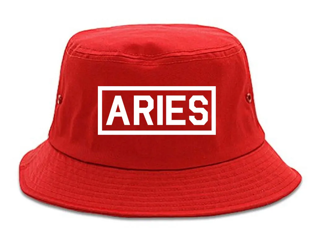 Aries Horoscope Sign Mens Bucket Hat