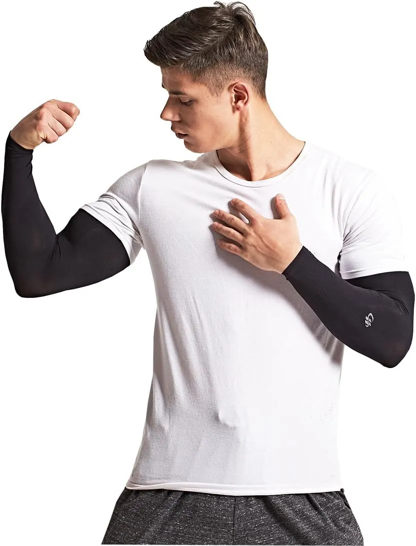 Arm Cooling Sleeves UPF 50  UV Protection Compression Cycling Outdoor Sports 5-Pairs