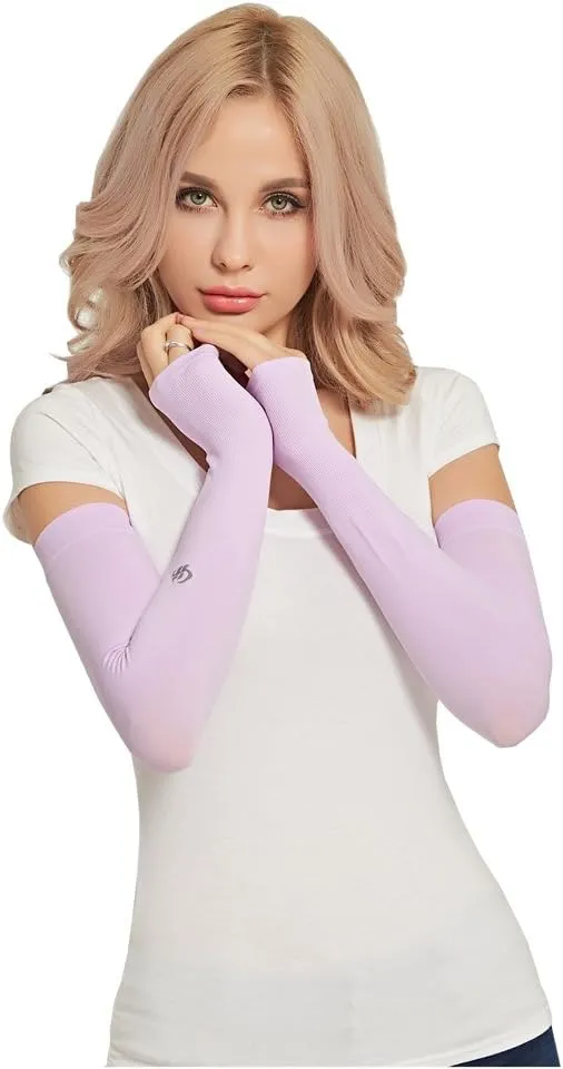 Arm Cooling Sleeves UPF 50  UV Protection Compression Cycling Outdoor Sports 5-Pairs