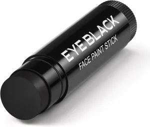 Baseball Eye Black, Anti-Glare Under Eye Sports Grease Stick for Baseball Softball Soccer Lacrosse Hockey Athletes Sports Training, Sports Eye Black Stick (Black)