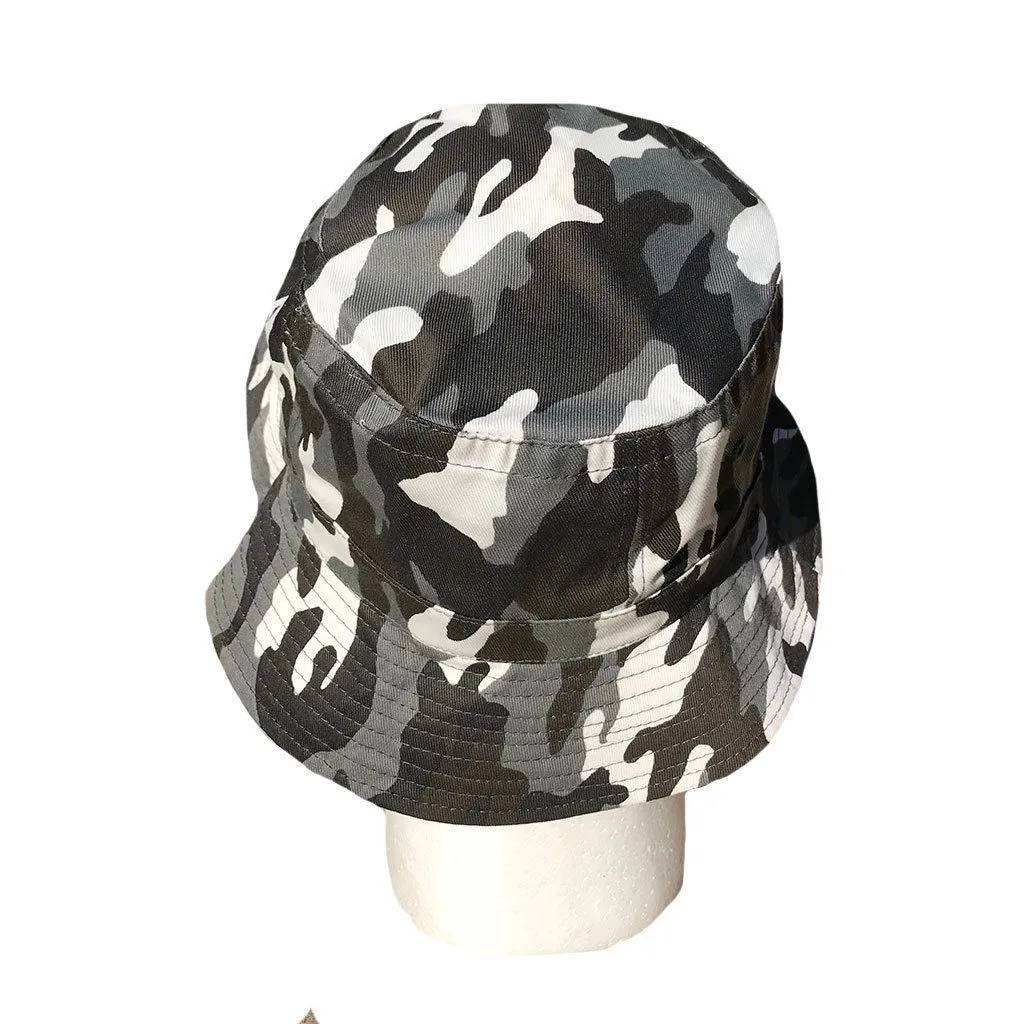 Camouflage Camo Bucket Hats Caps Hunting Gaming Fishing Military Unisex