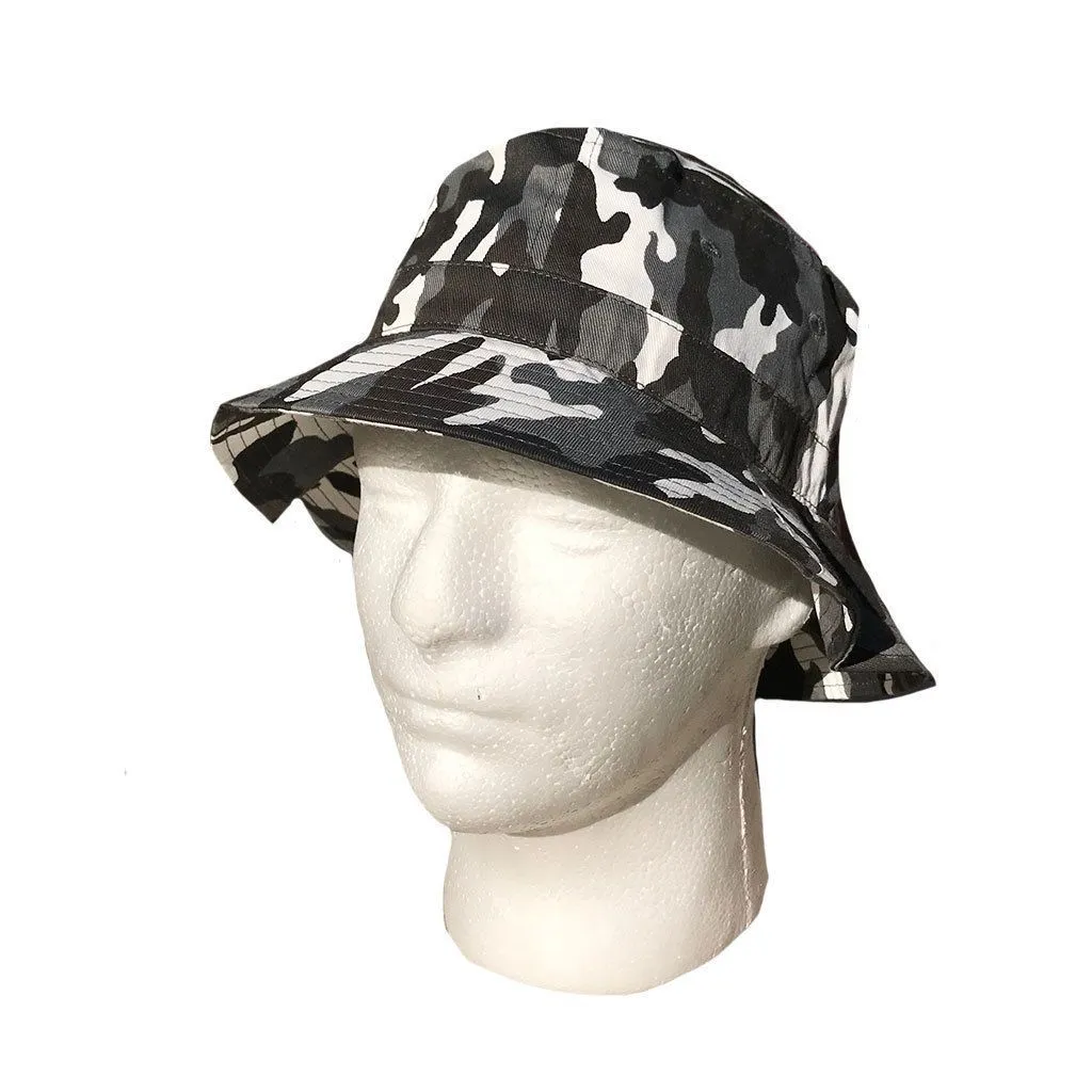 Camouflage Camo Bucket Hats Caps Hunting Gaming Fishing Military Unisex