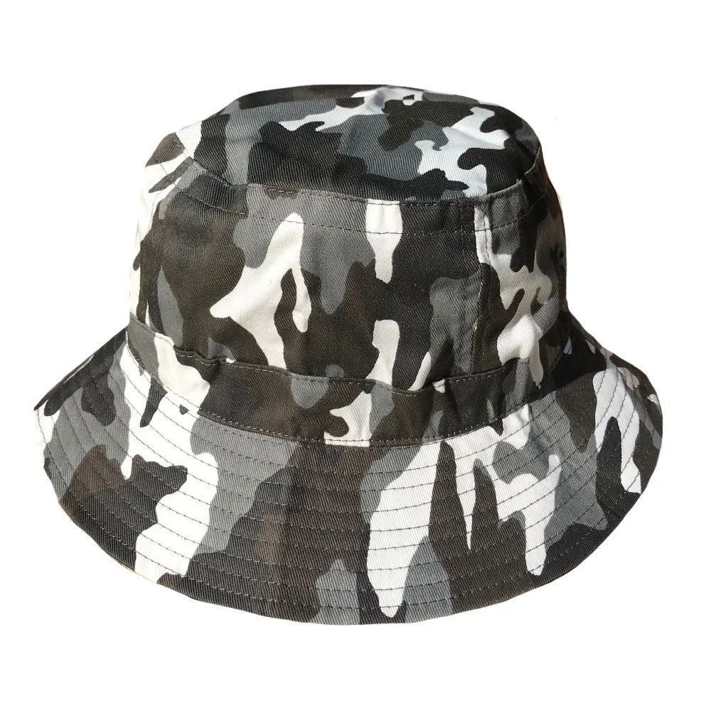 Camouflage Camo Bucket Hats Caps Hunting Gaming Fishing Military Unisex
