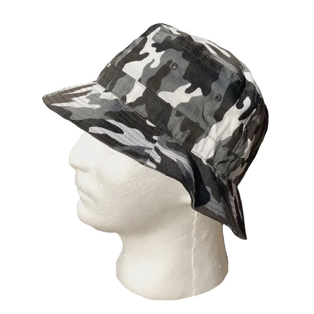 Camouflage Camo Bucket Hats Caps Hunting Gaming Fishing Military Unisex