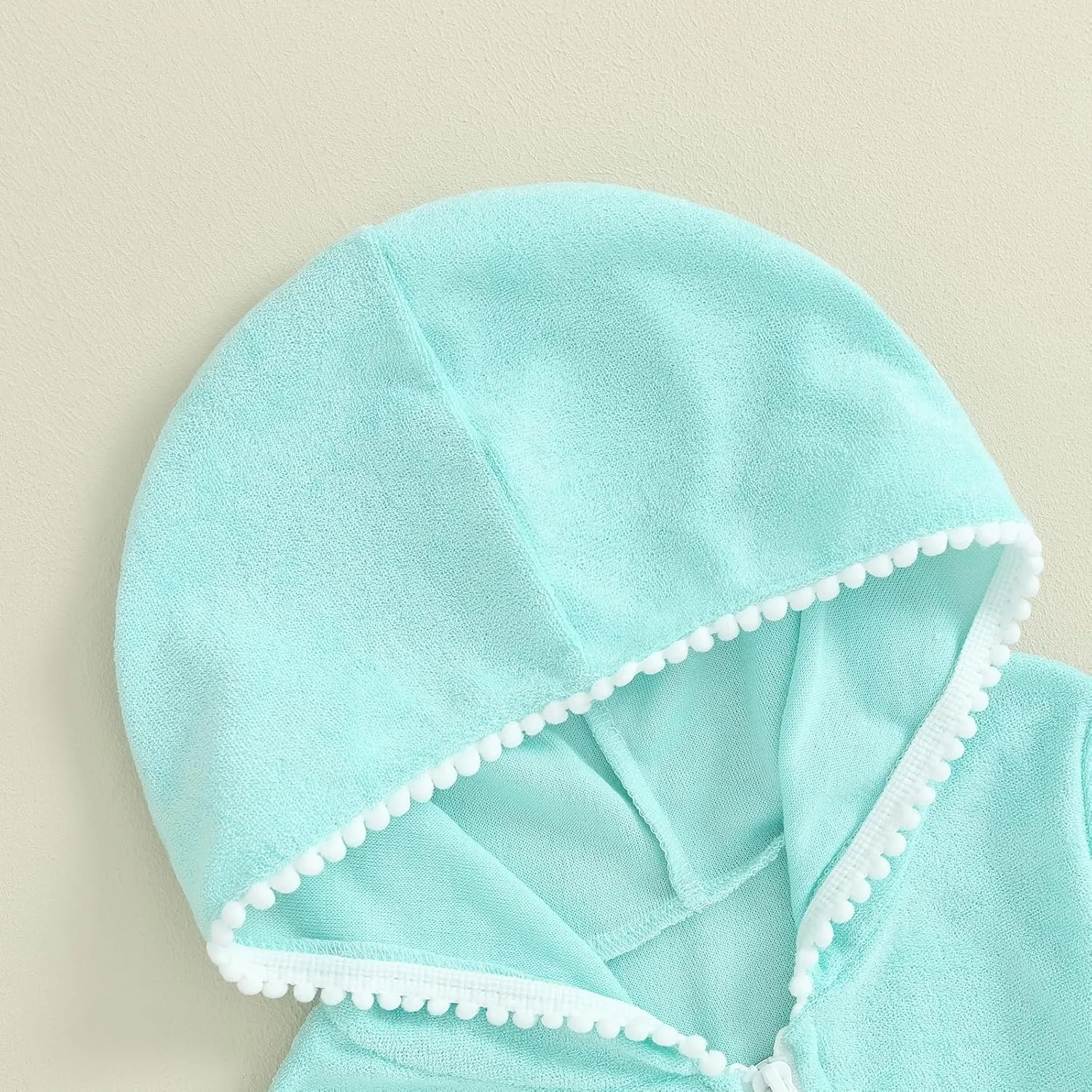 CIYCUIT Toddler Girls Swim Cover Up with Hood and Zipper