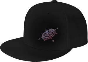 Compass Snapback Hats for Men Women Baseball Cap Flat Bill Brim Hat