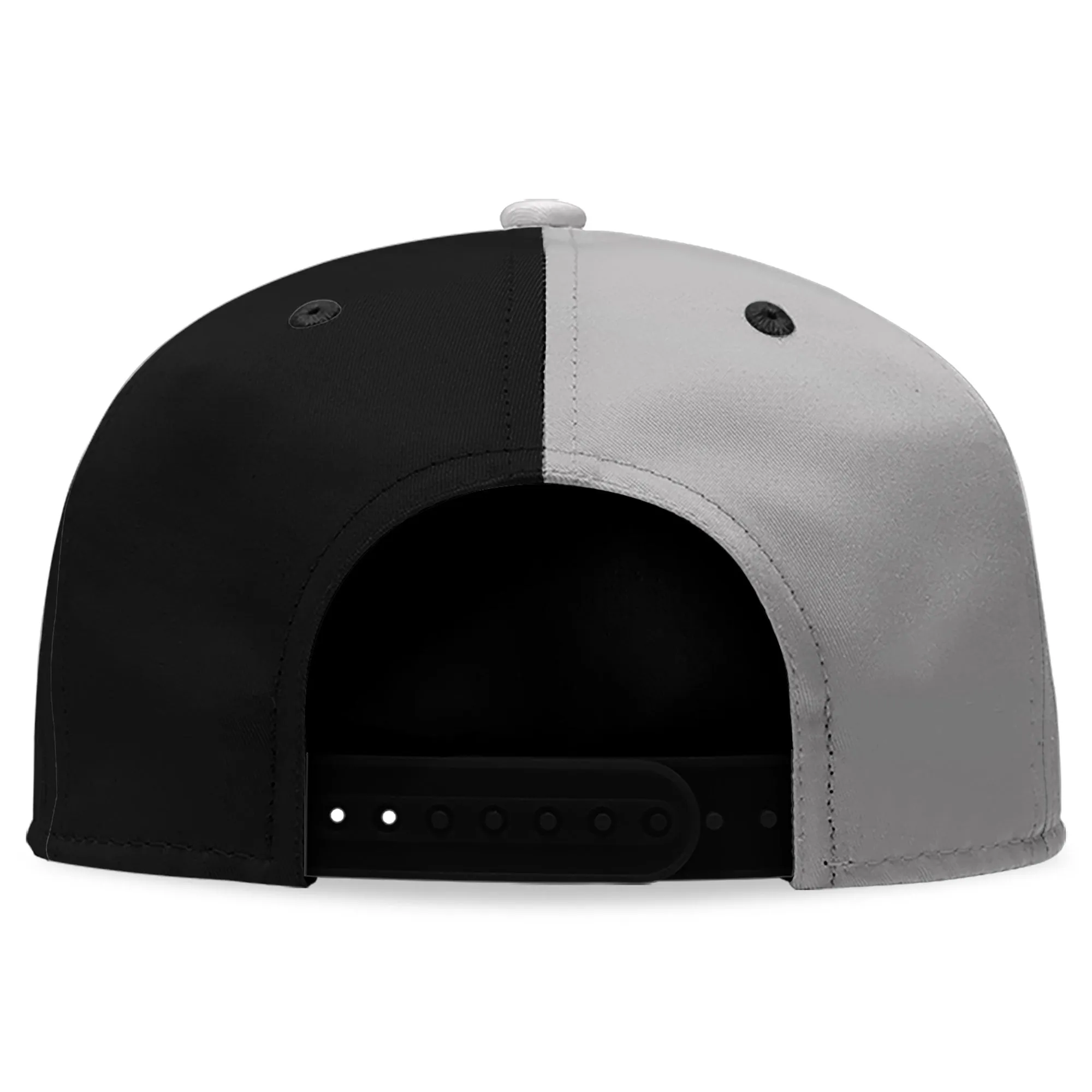 Custom Grey Black Las Vegas Hat Sport Design Cap Stitched Adjustable Personalized PR067B-D028017-26