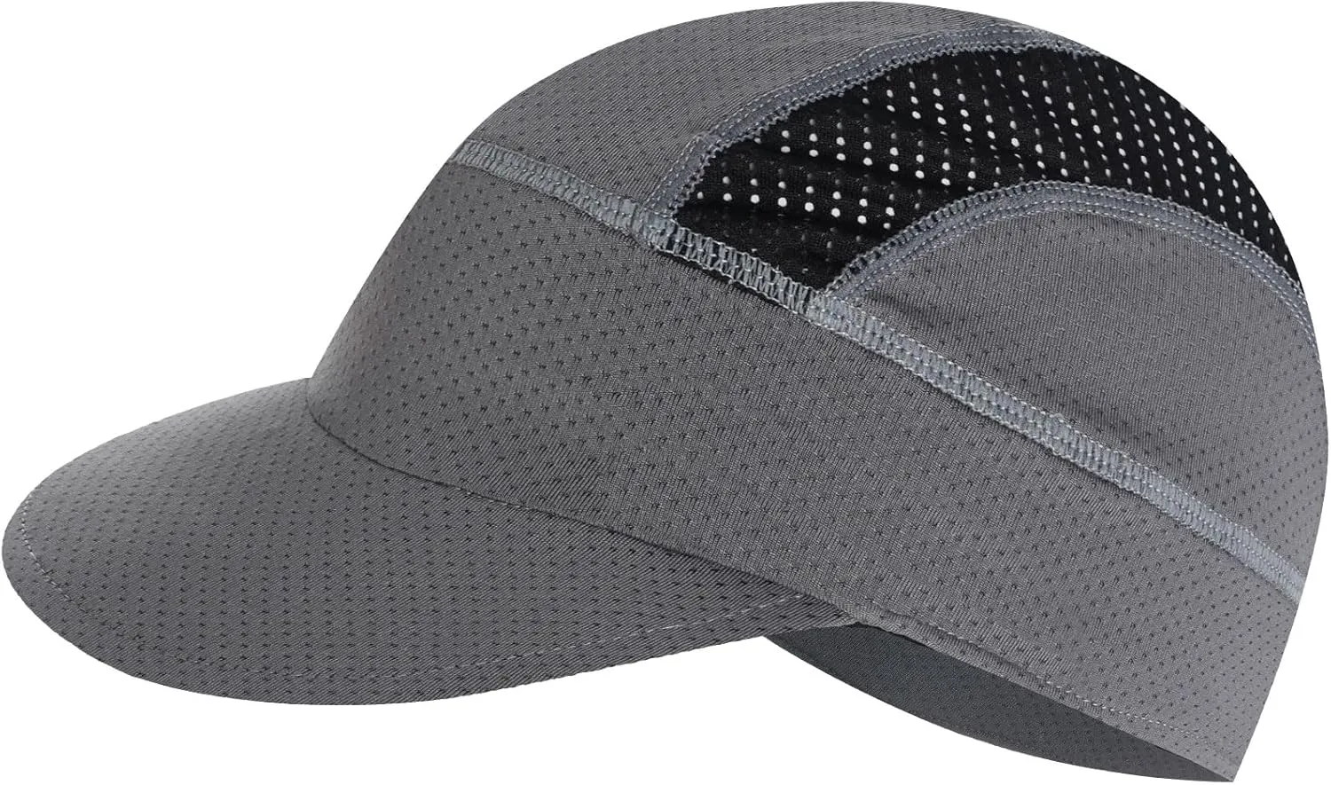 Cycling Cap for Men Women Bike Hat Under Helmet Liner Skull Cap for Summer Outdoor Sports Running Sun Protection Black