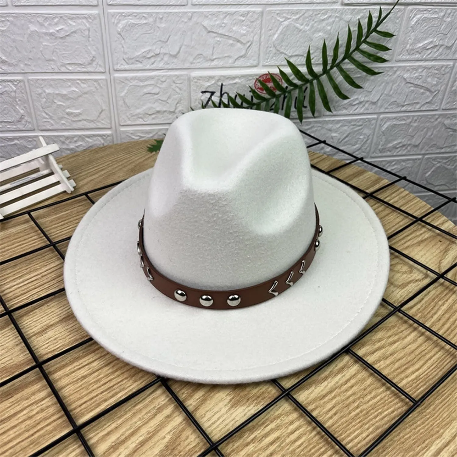 Fashionable Fedora Fedoras Men Wide for Women Dress Hat Women's and Hats Baseball Cap Fashion Cowboy Hat for Infant Boy