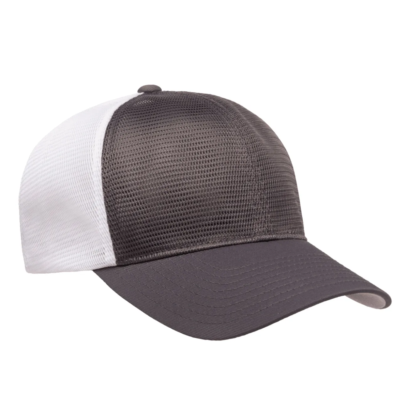 Flexfit Unstructured Two-Tone 6-Panel Omnimesh Cap w/ Permacurv Visor