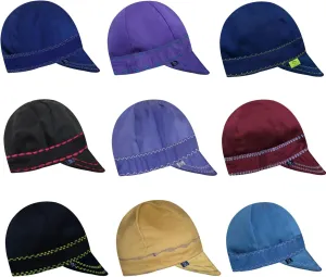 GIORGINO Welding Caps for Men Reversible Flame Resistant 100% Cotton Welding Hat (Pack of 1 Assorted Colors & Designs)