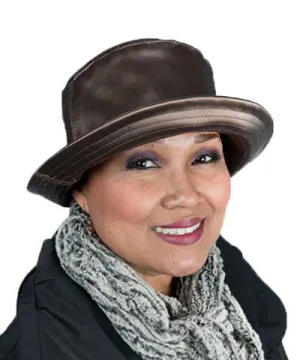 Hollie Rain Hat Style - Water Resistant Vinyl (Shorter Crown Height) - Limited Availability