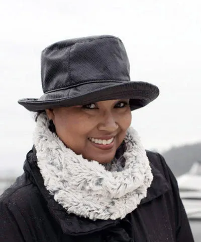 Hollie Rain Hat Style - Water Resistant Vinyl (Shorter Crown Height) - Limited Availability