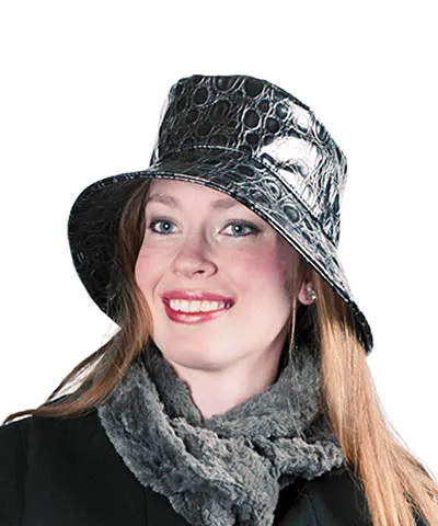 Hollie Rain Hat Style - Water Resistant Vinyl