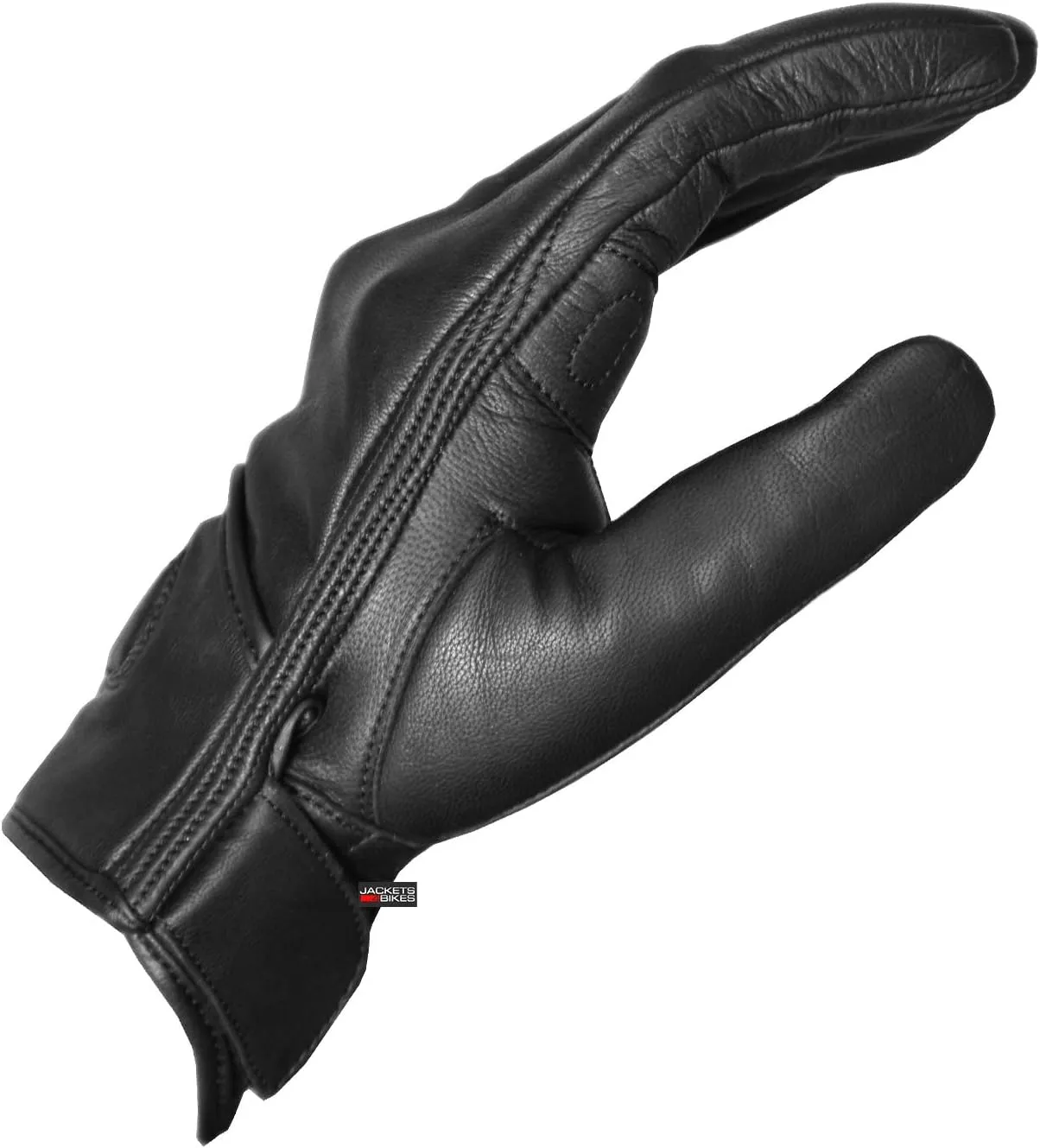 Jackets 4 Bikes Men's Premium Leather Street Motorcycle Protective Cruiser Biker Gel Gloves