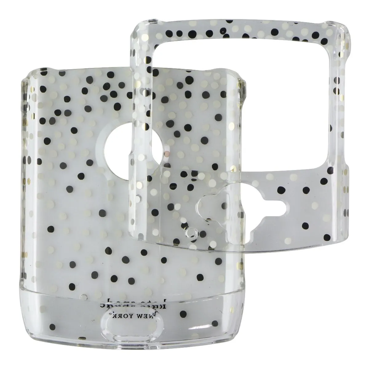 Kate Spade Protective Hardshell Case for Motorola Razr (2019) - Clear/Disco Dots