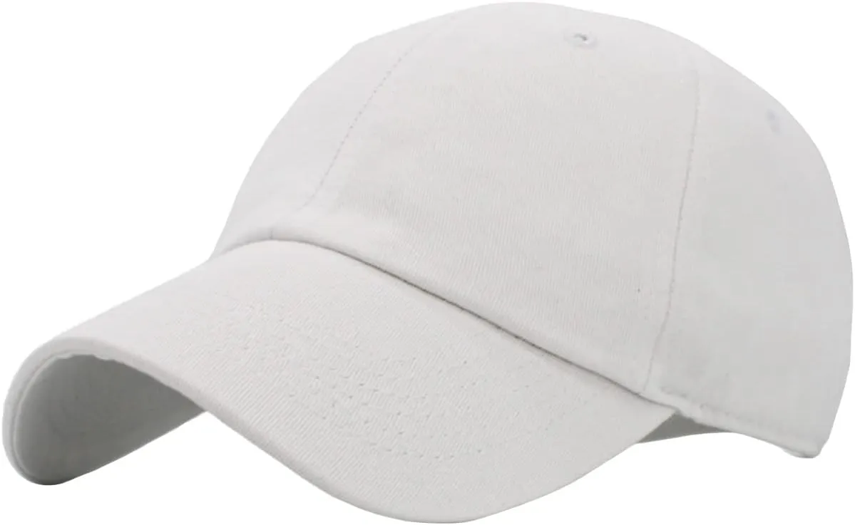 KBETHOS Classic Cotton Adjustable Low Crown Cotton Baseball Cap