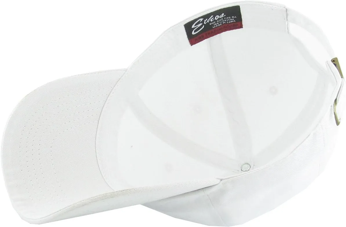 KBETHOS Classic Cotton Adjustable Low Crown Cotton Baseball Cap