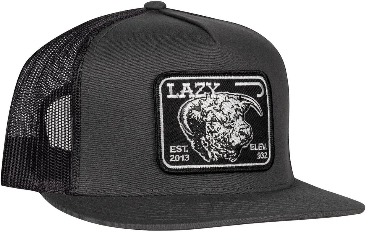 LAZY J Grey 4 Elevation Hereford - Hats Cap