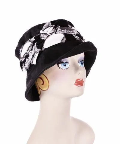 Molly Hat Style - Linen in Black