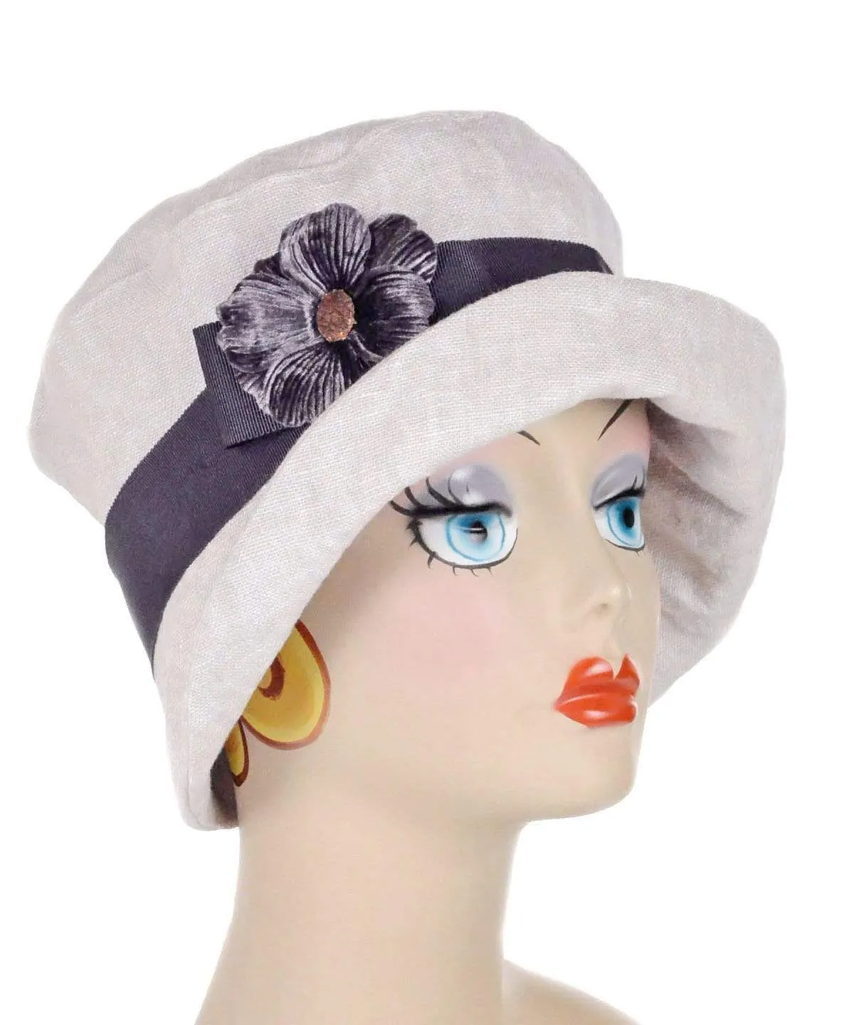 Molly Hat Style - Linen in Bone (SOLD OUT)