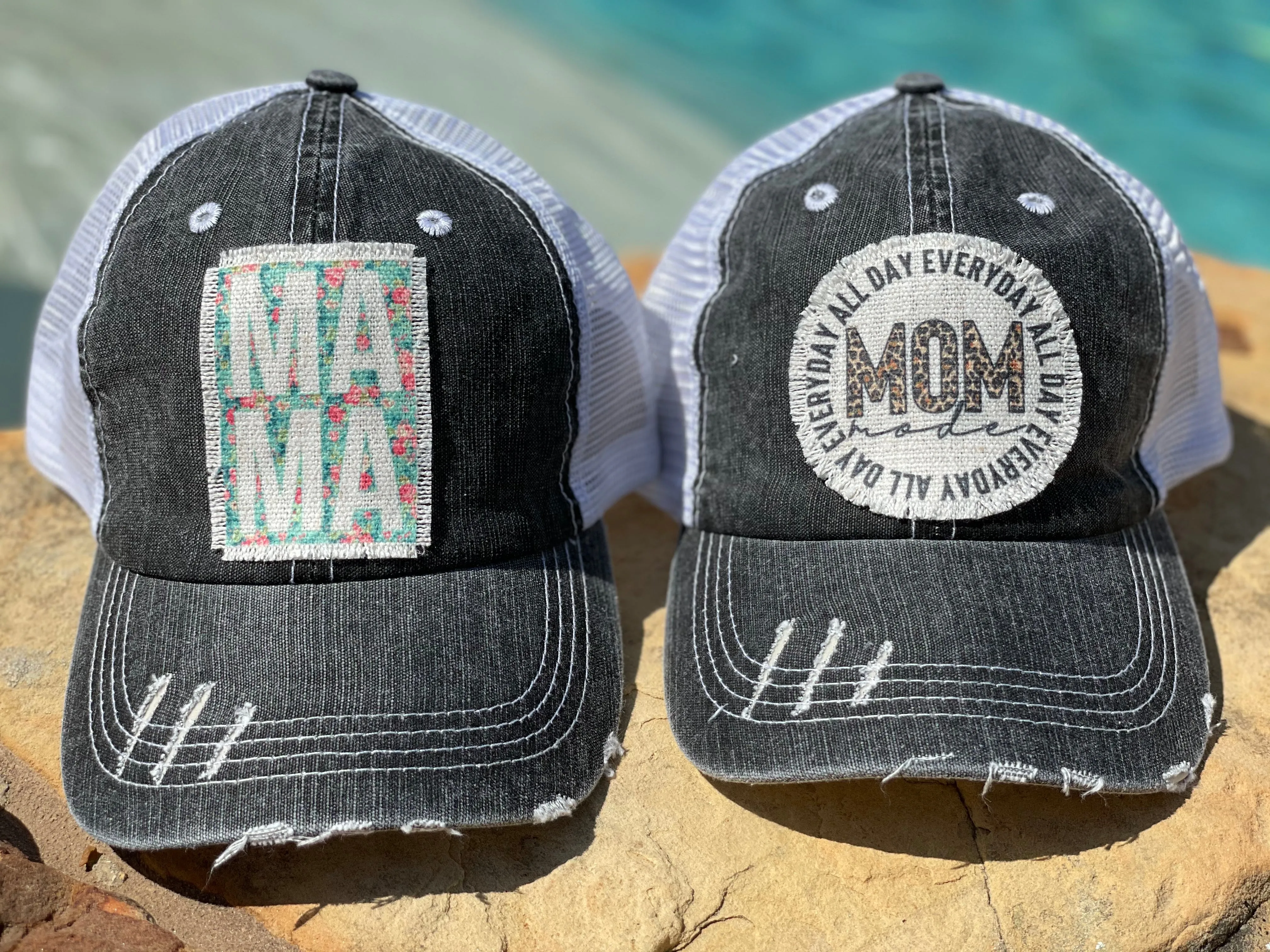 Mom/Mama/Mom Life Caps
