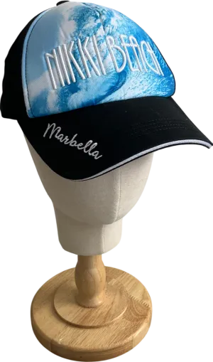 Nikki Beach Black Embroidered Baseball Cap One Size