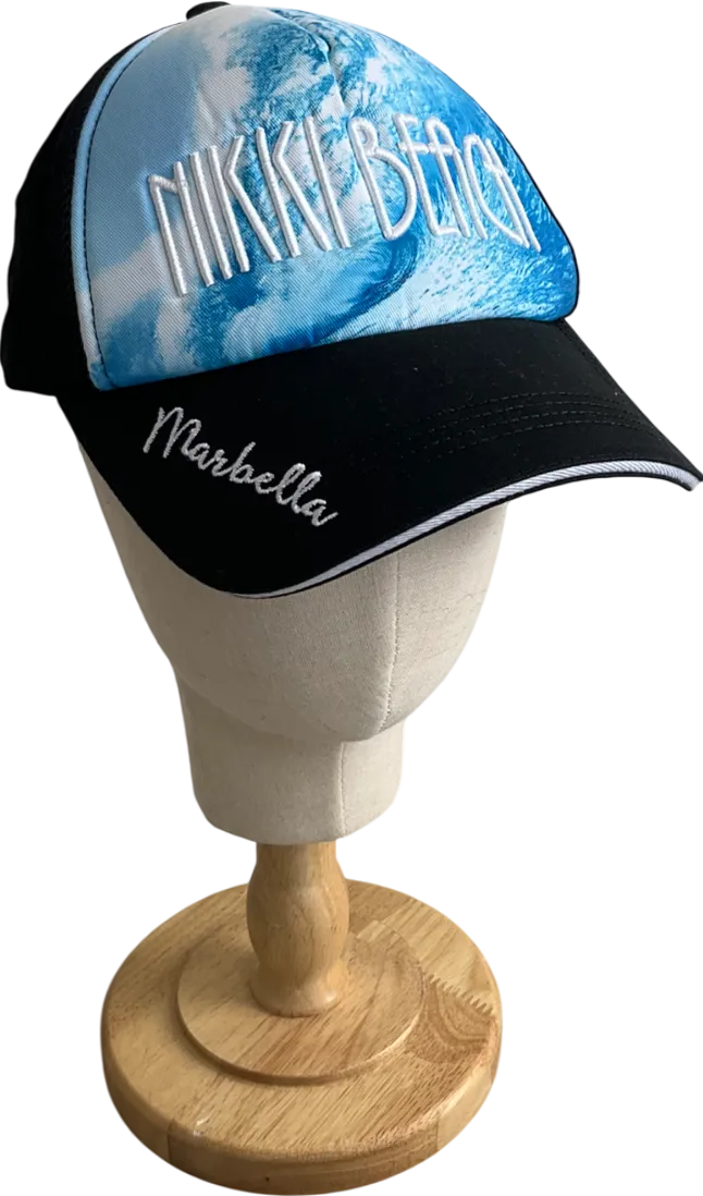 Nikki Beach Black Embroidered Baseball Cap One Size