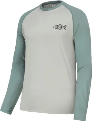 Riverruns Sun Protection Long Sleeve Shirts Rash Guard Shirts Ice-Cool Quick Dry Swim Shirt Fishing Sports Shirt#1013
