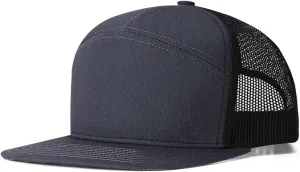 Snapback Trucker Hat for Men Women, Adjustable Mesh Baseball Cap for Running, Workout, Outdoor Sports