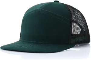 Snapback Trucker Hat for Men Women, Adjustable Mesh Baseball Cap for Running, Workout, Outdoor Sports