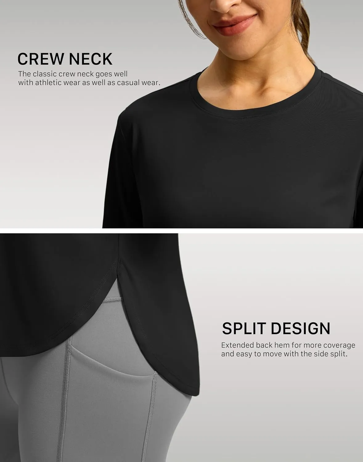 Soothfeel Women's Short Sleeve Workout Shirts UPF 50  Sun Protection Breathable Athletic Tee Tops Gym Running Yoga T-Shirts