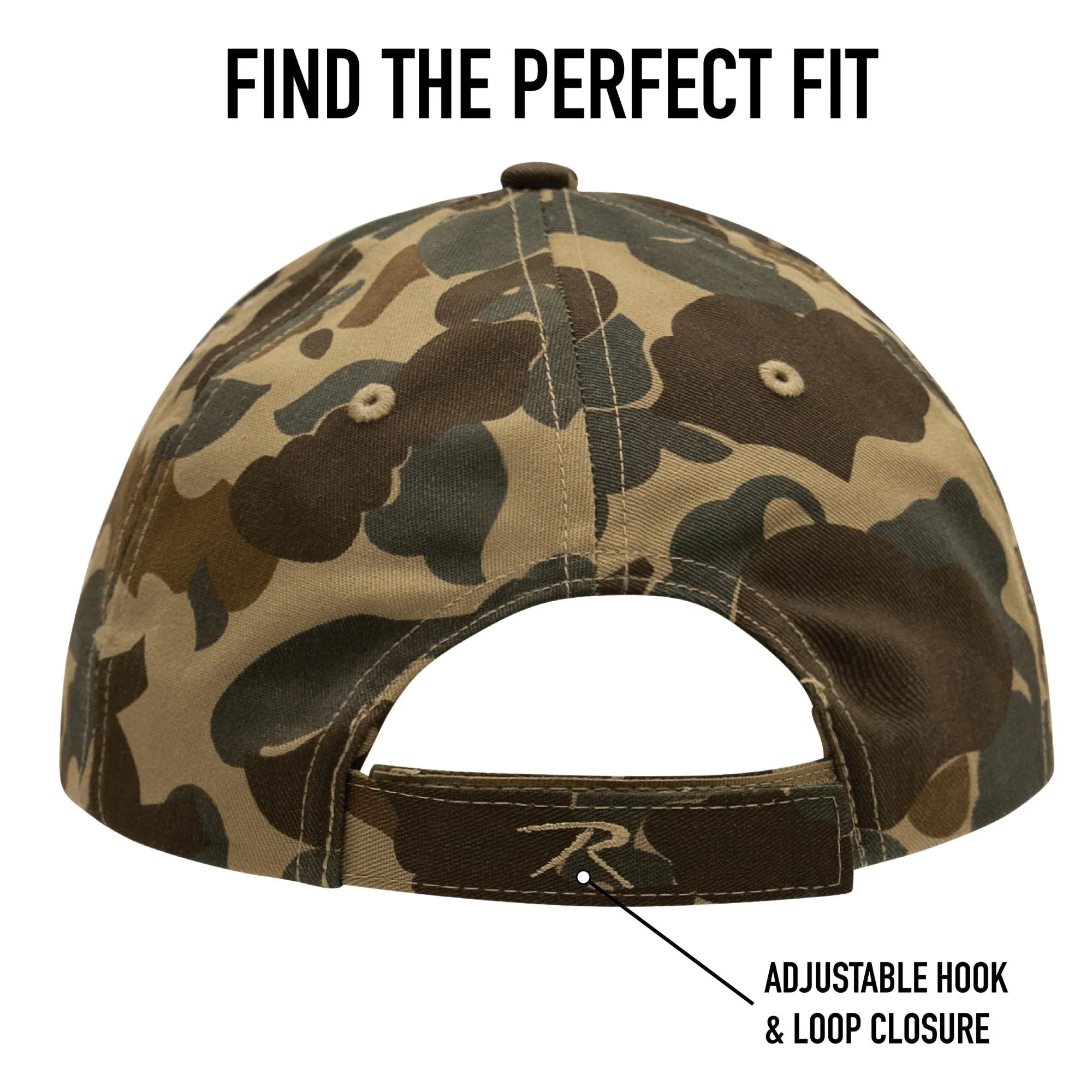 Subdued Urban Digital Camouflage - Military Low Profile Adjustable Baseball Cap