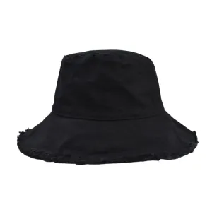 Summer Casual Wide Brim Cotton Bucket Hat