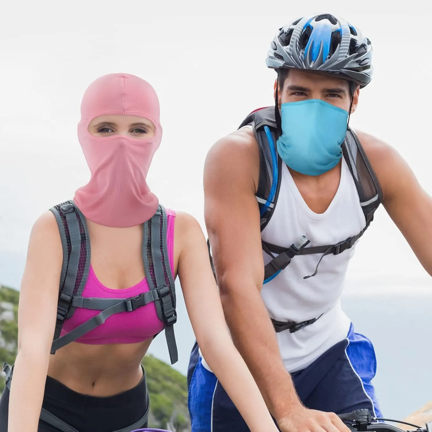 Tarpop 24 Pieces Ski Mask Balaclava Face Mask Full Face Cover for Men Skiing, UV Protection