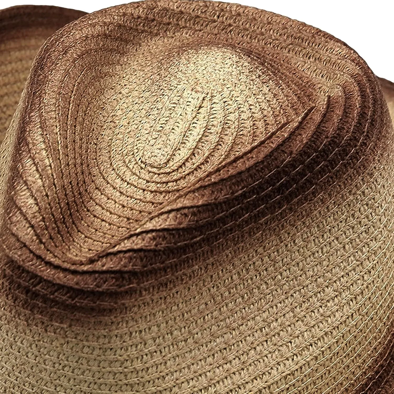 Wide Shapable Brim Straw Cowboy Hat Men Women UV Sun Protection Cowgirl Straw Hat Holiday Travel Panama Fedora Hat Beach Caps