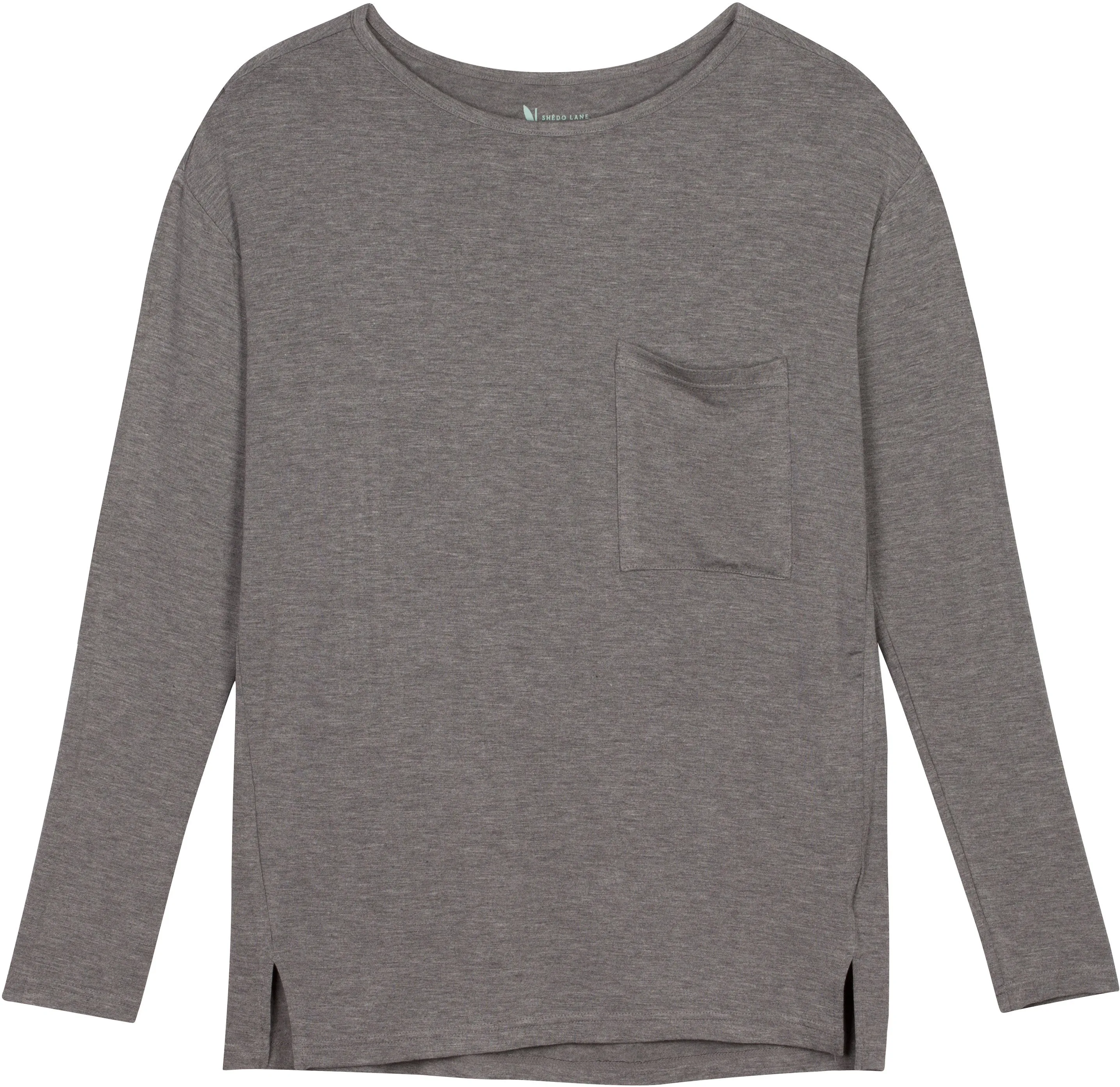 Women's Long Sleeve Relaxed Fit "Boyfriend Pocket T" Shirt