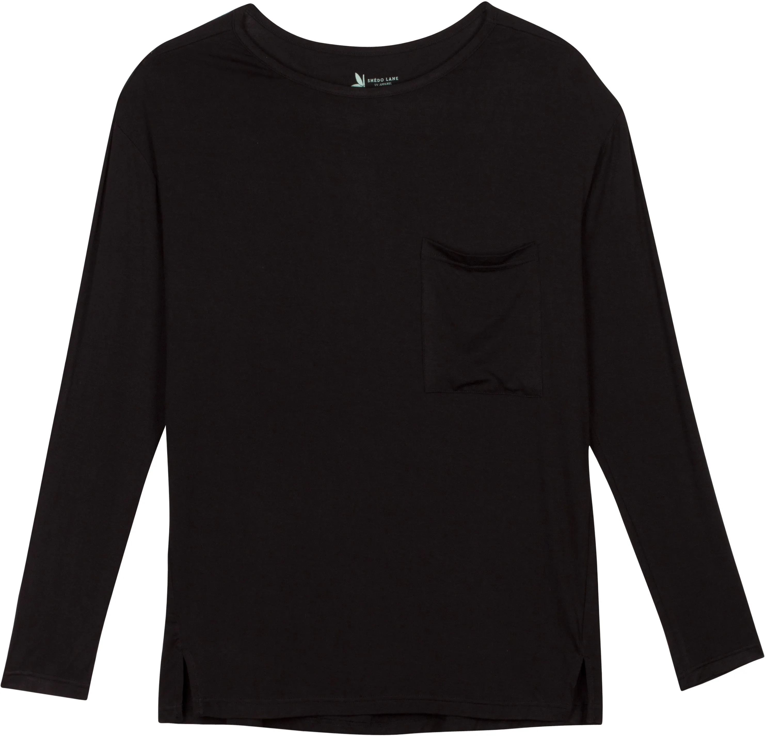 Women's Long Sleeve Relaxed Fit "Boyfriend Pocket T" Shirt