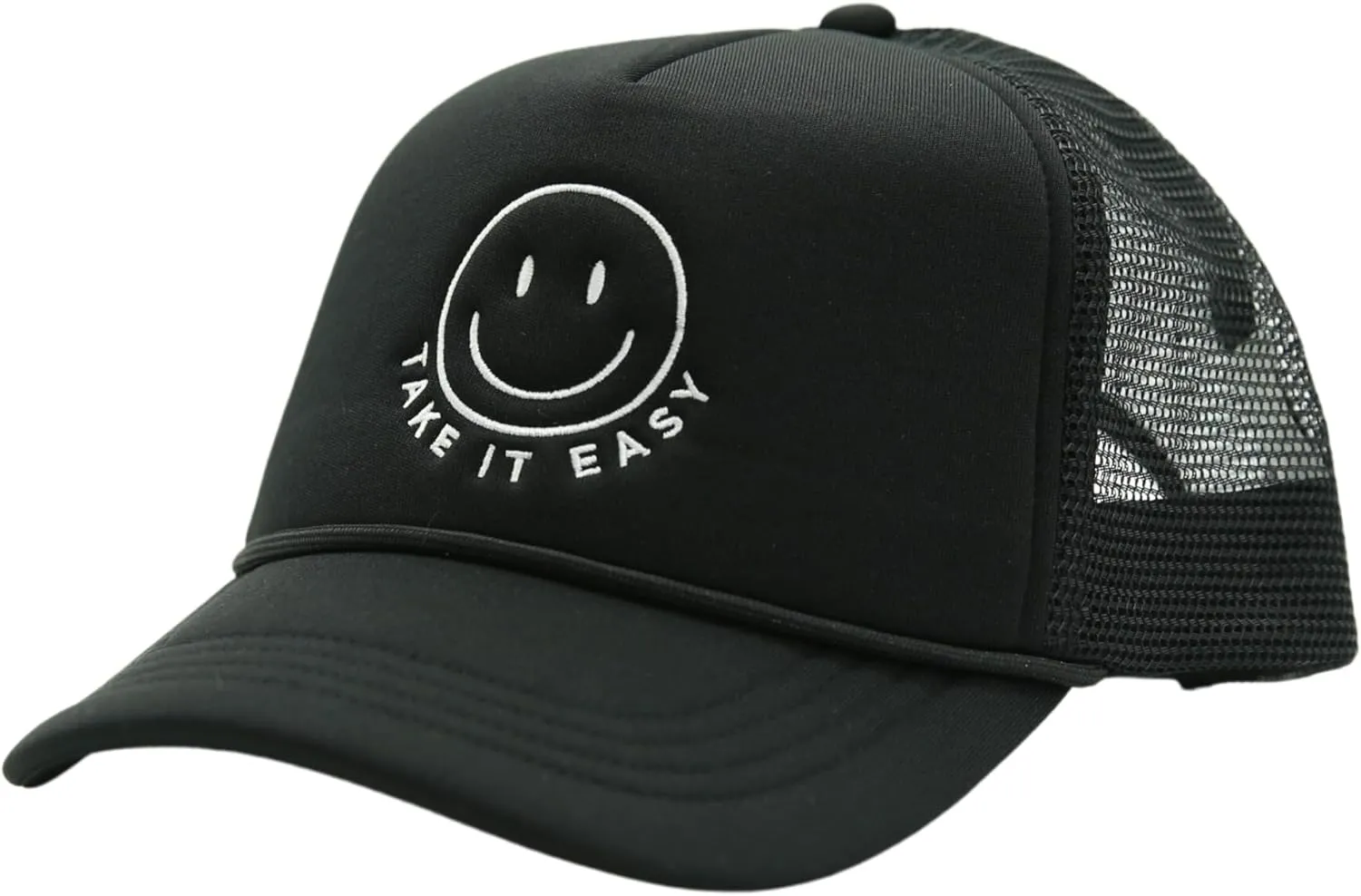 Women's Relaxed Fit Adjustable Snap Back Cap Gorras Lids Branded USA Classis Trucker Baseball Cap Sun Mesh Back