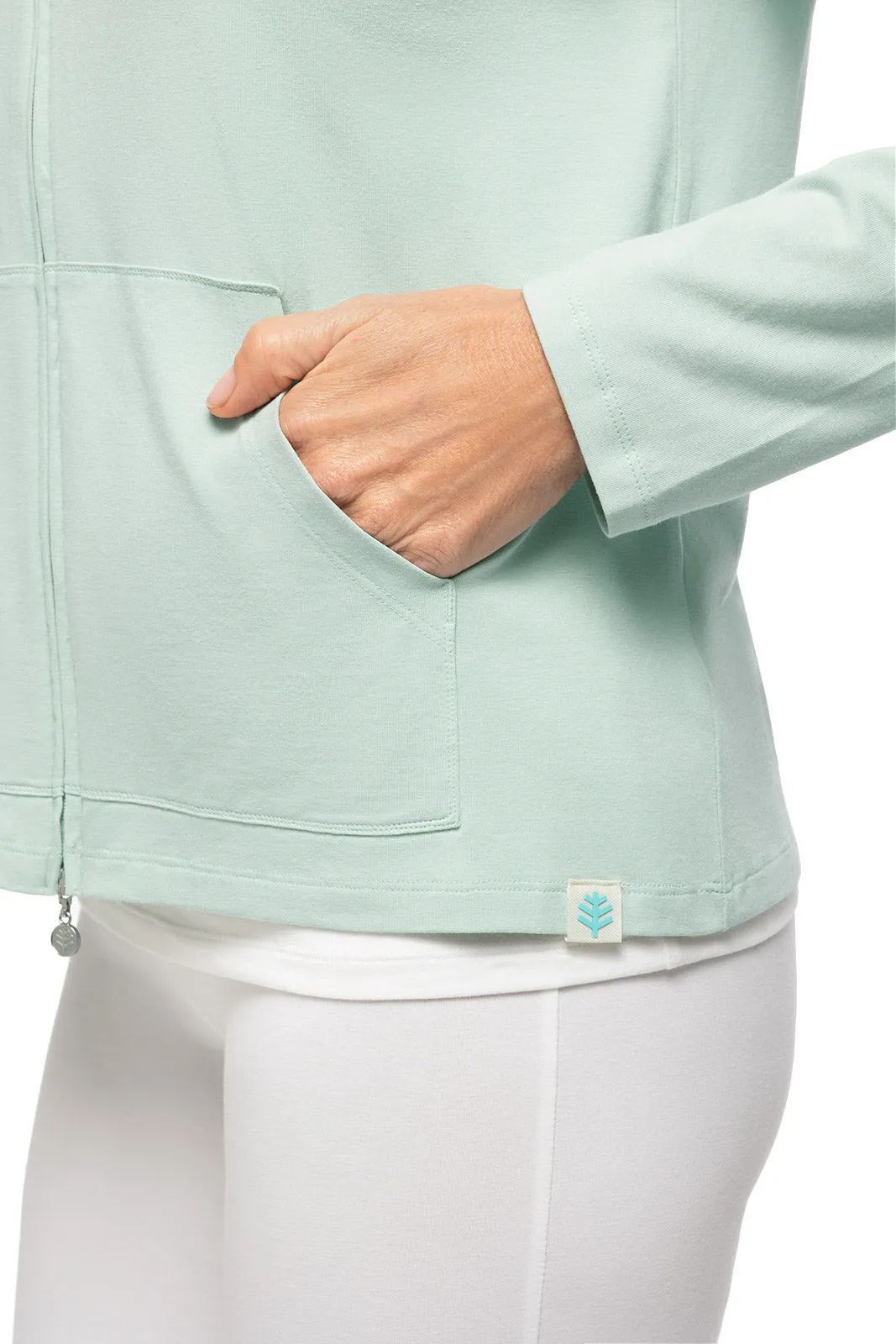 Women's Seaside Hoodie  |  Misty Aqua