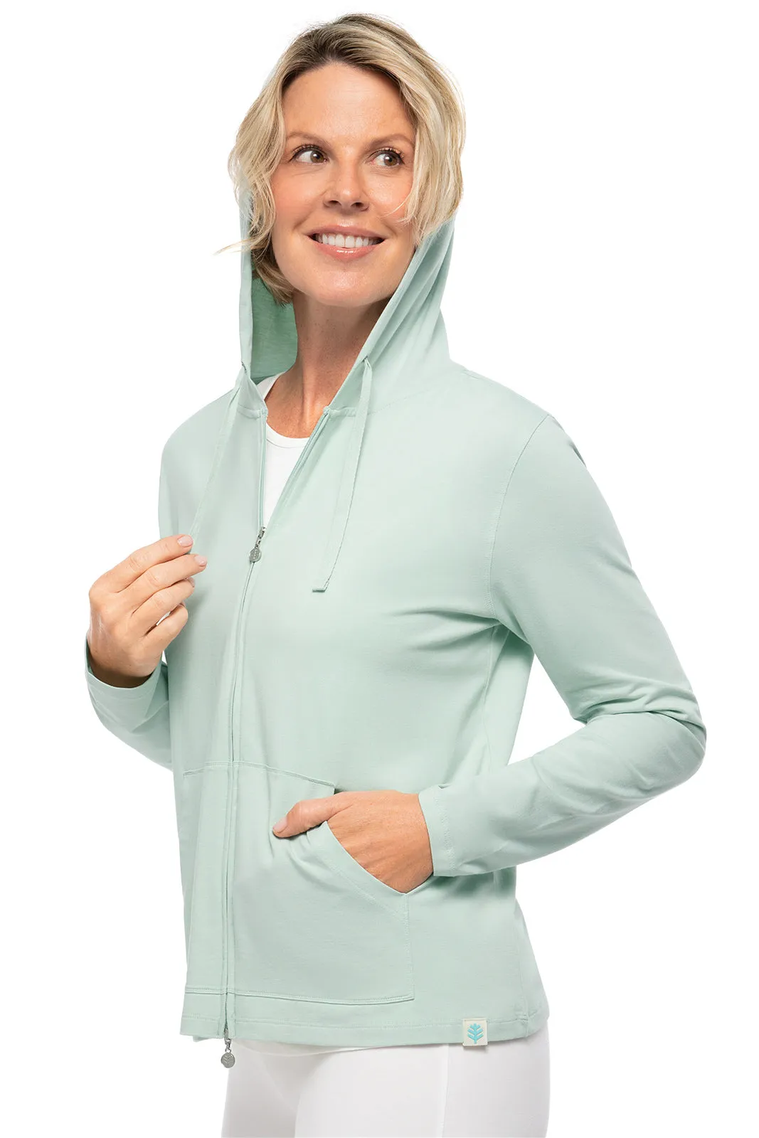Women's Seaside Hoodie  |  Misty Aqua