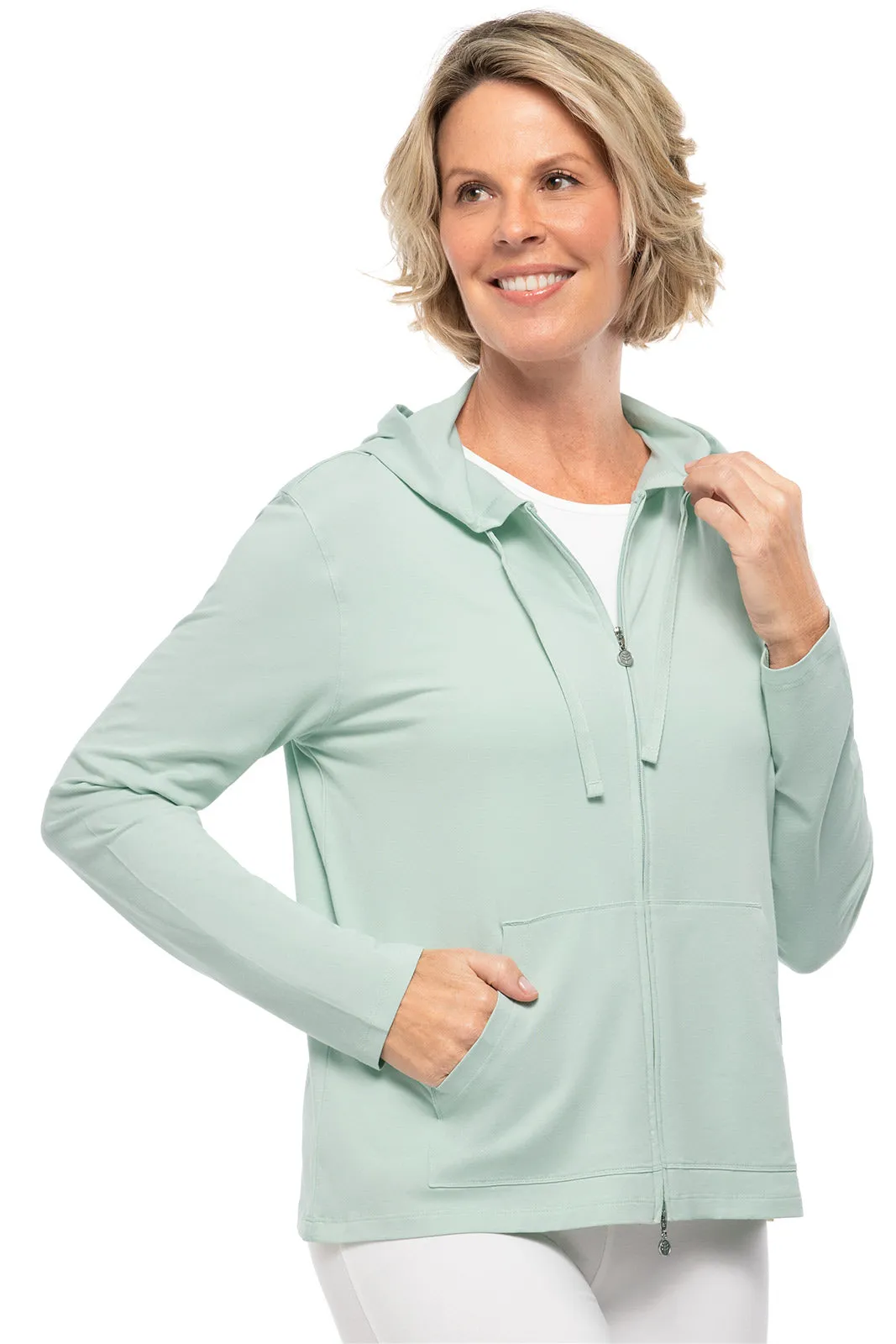 Women's Seaside Hoodie  |  Misty Aqua