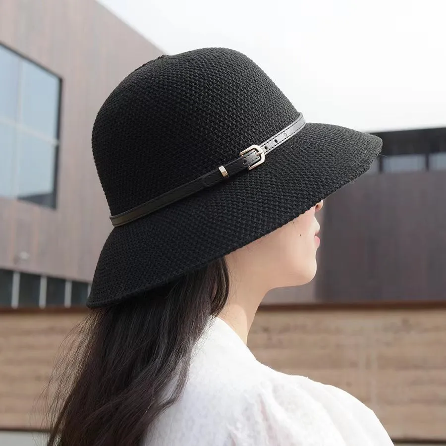 Women's Sunshade Sunscreen Thin Fashion Outdoor Straw Hat | Brodtica.com