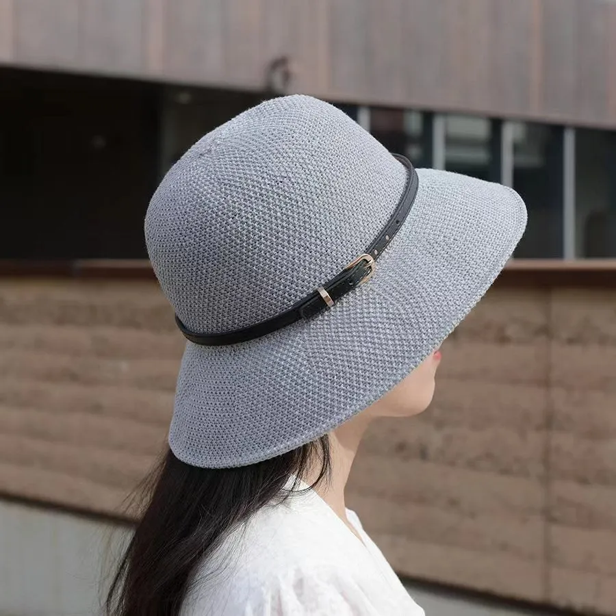 Women's Sunshade Sunscreen Thin Fashion Outdoor Straw Hat | Brodtica.com