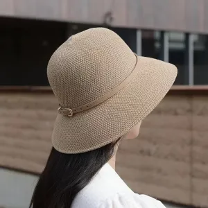 Women's Sunshade Sunscreen Thin Fashion Outdoor Straw Hat | Brodtica.com