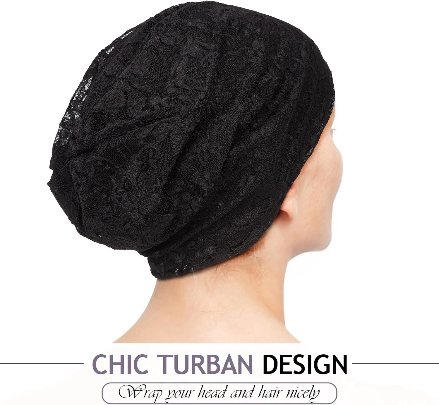 XURIGOX Cotton Slouchy Beanie Hats Women Chemo Sleeping Headwear Workout Cap